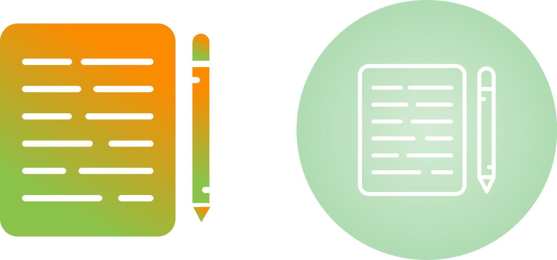 Document Editing Vector Icon