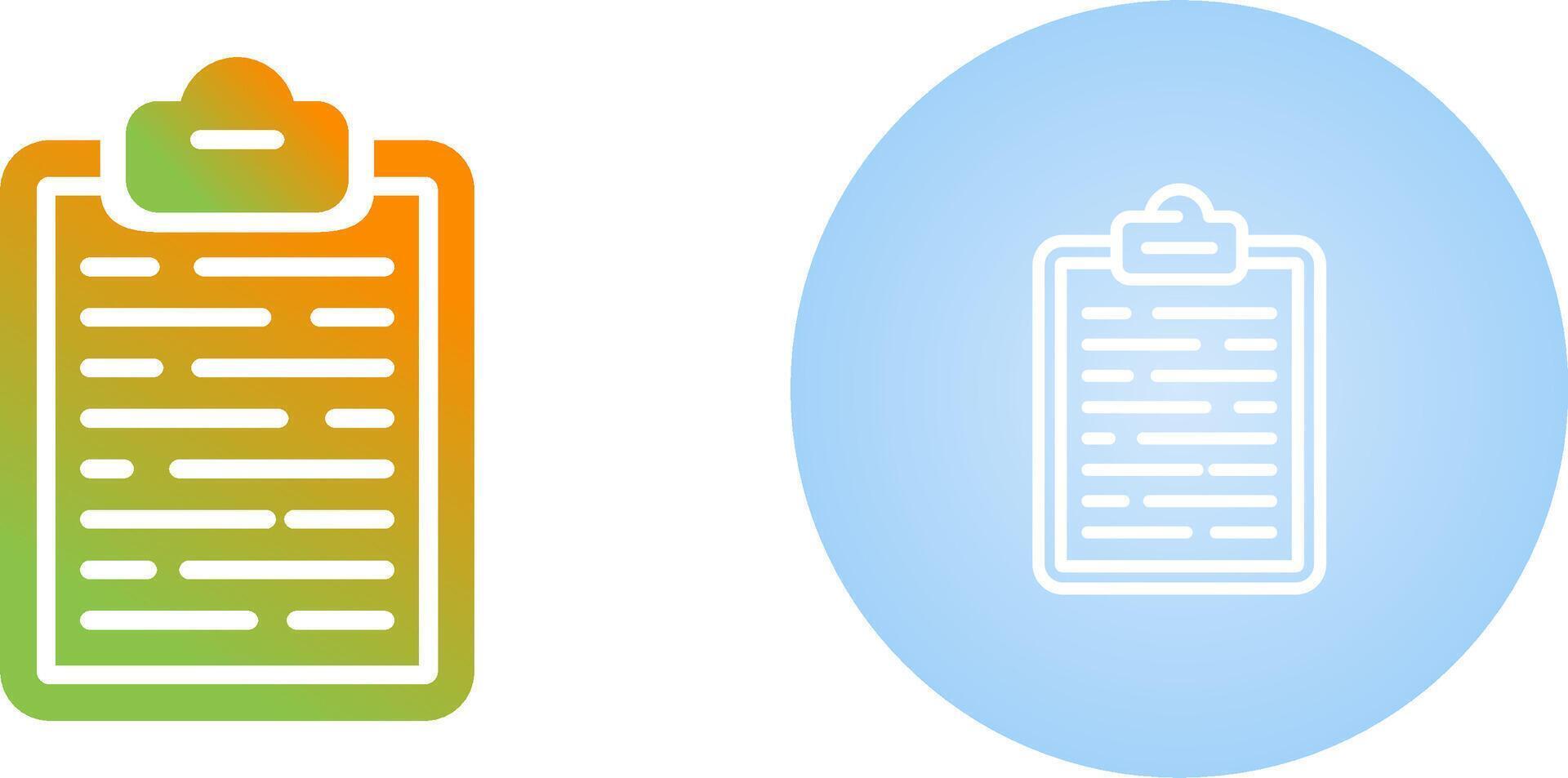 Clipboard Vector Icon