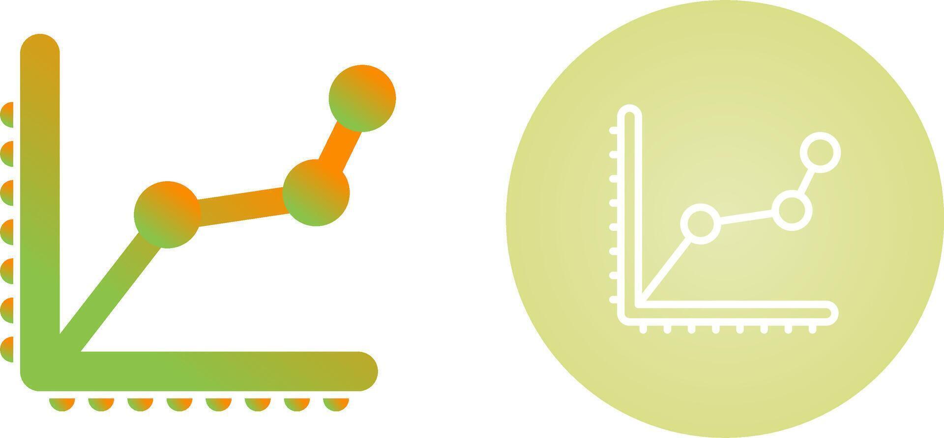 Line Chart Vector Icon