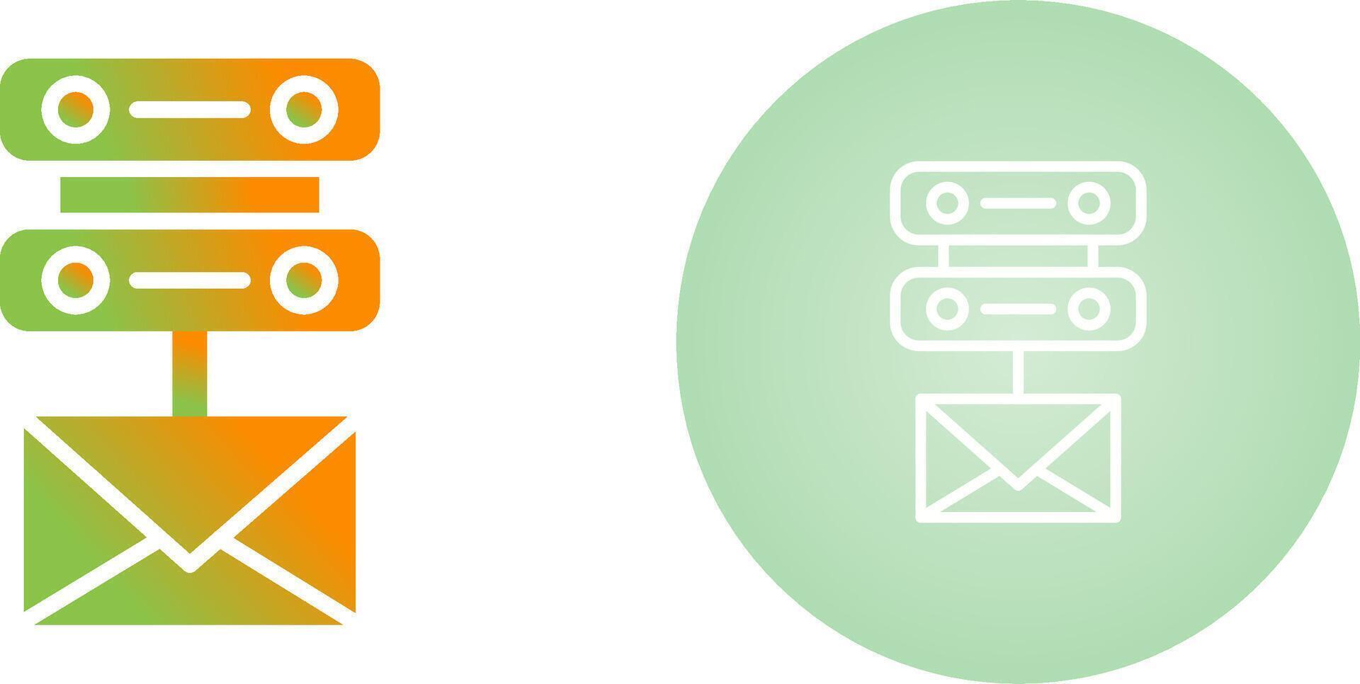 Email Server Vector Icon