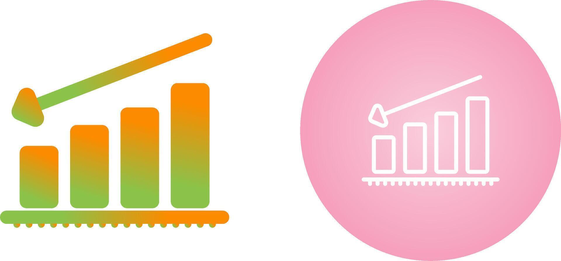 Chart Decreasing Vector Icon