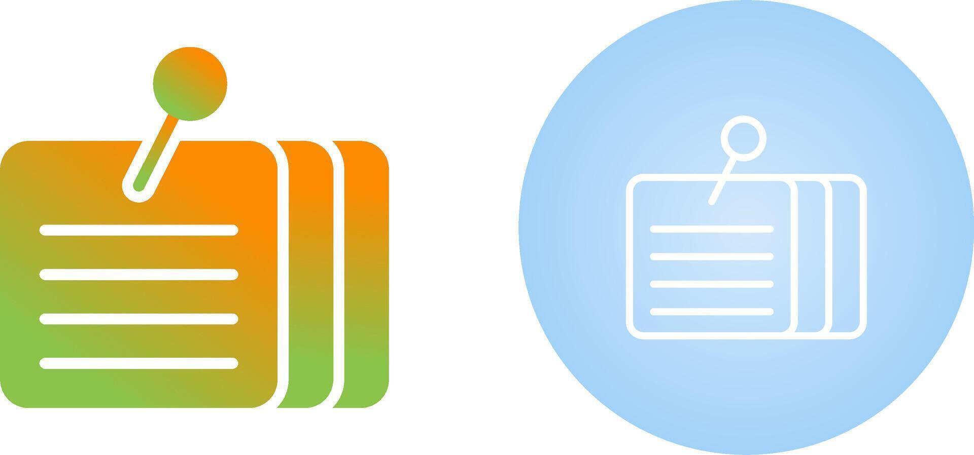 Memo Vector Icon
