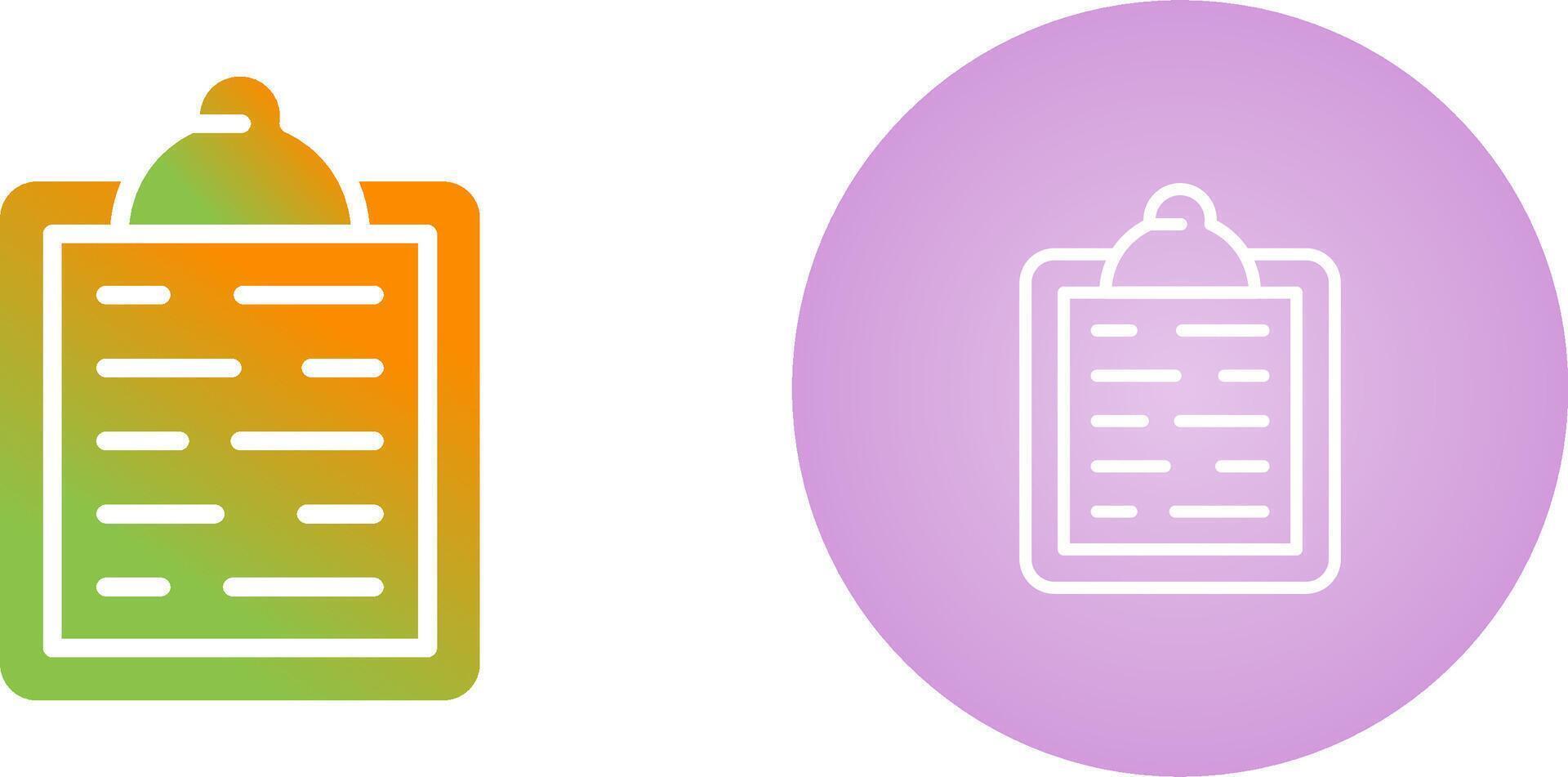 Clipboard Vector Icon