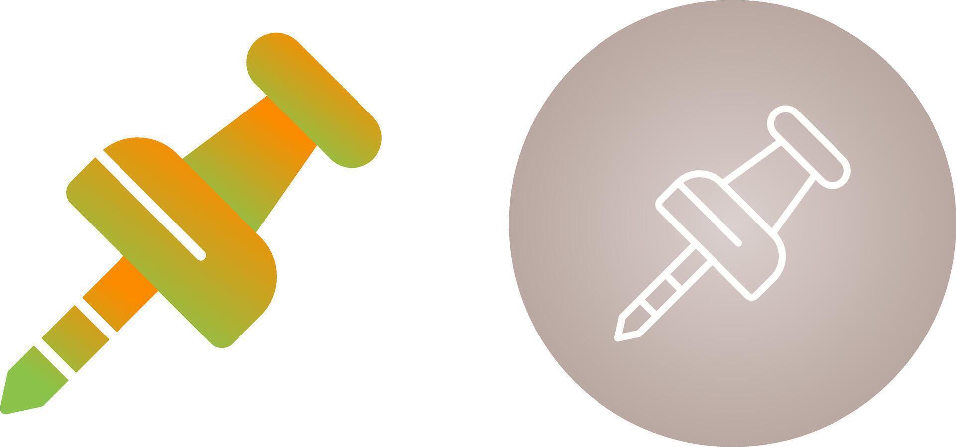 Pushpin Vector Icon