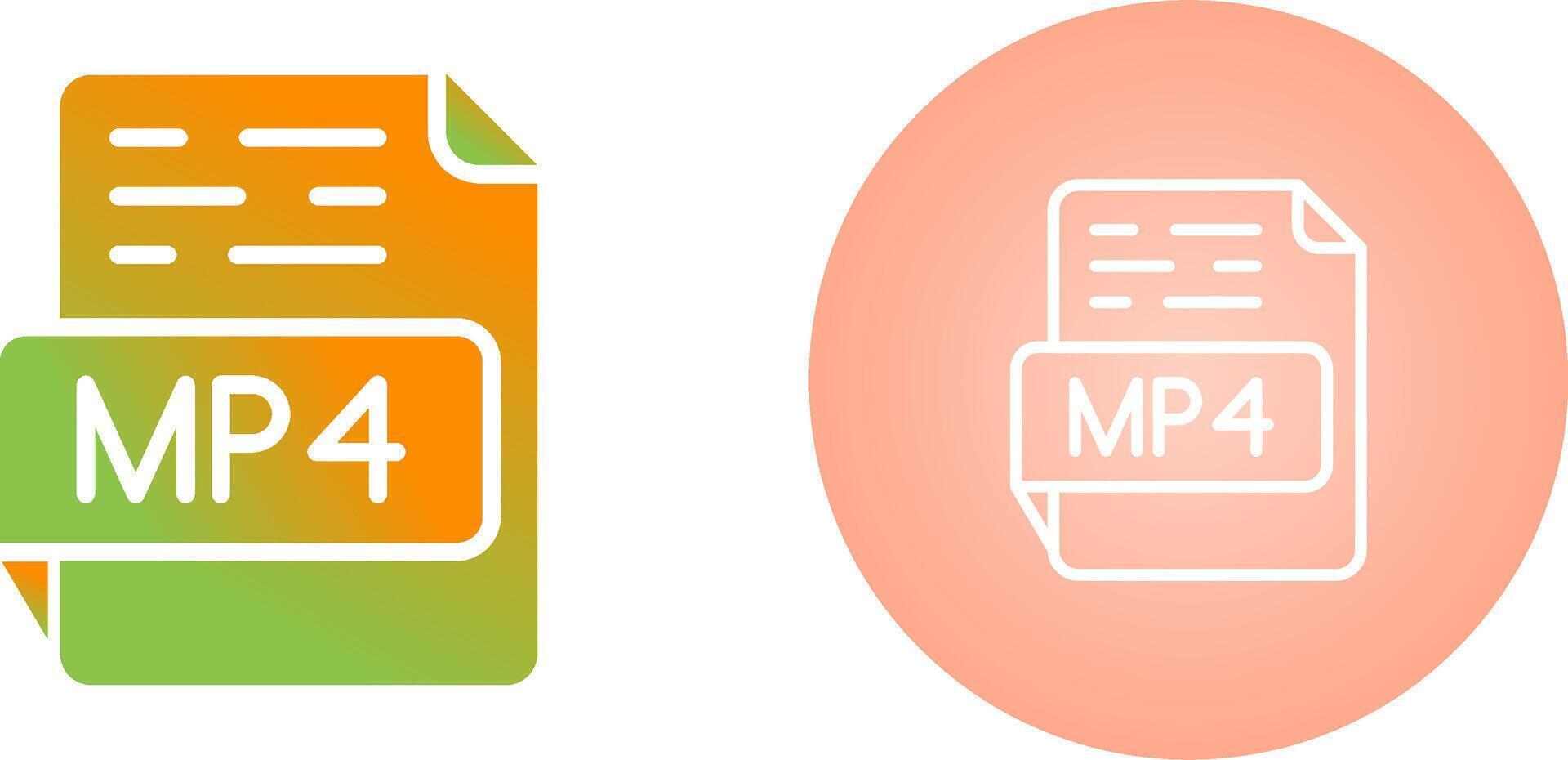 MP4 Vector Icon