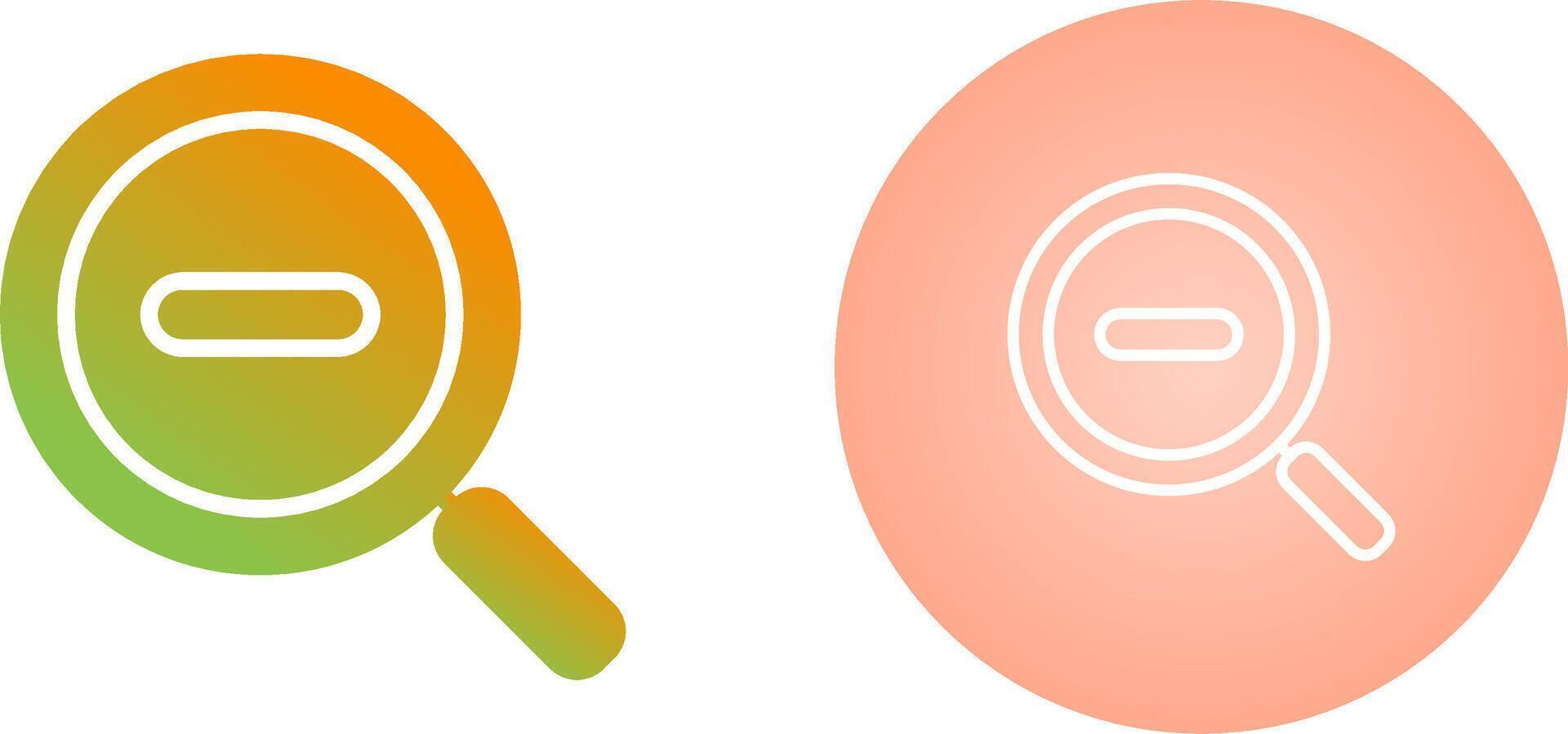 Zoom Out Vector Icon
