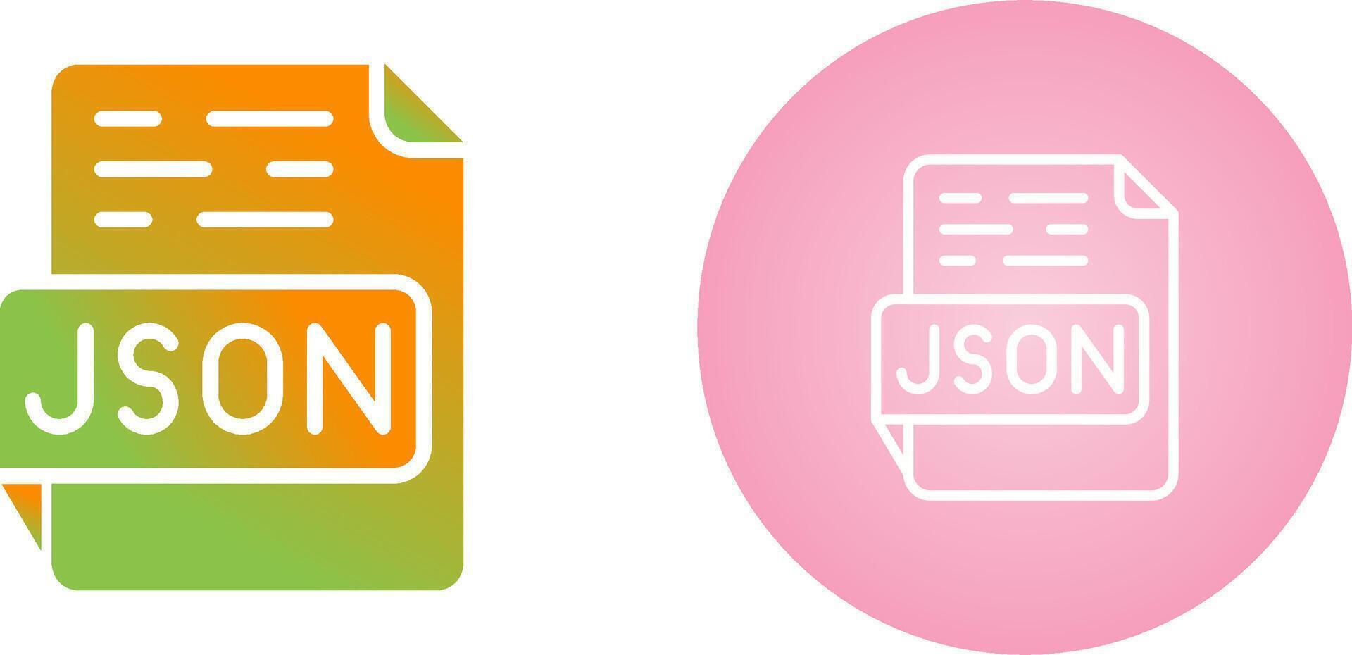 JSON Vector Icon