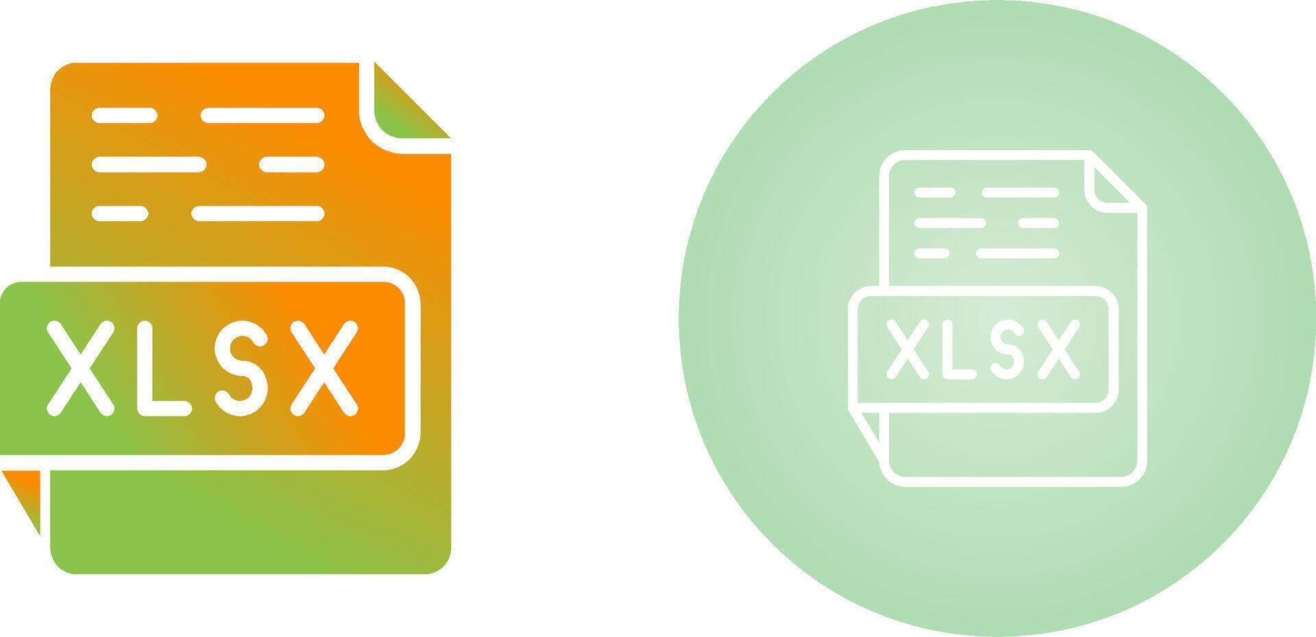 XLSX Vector Icon