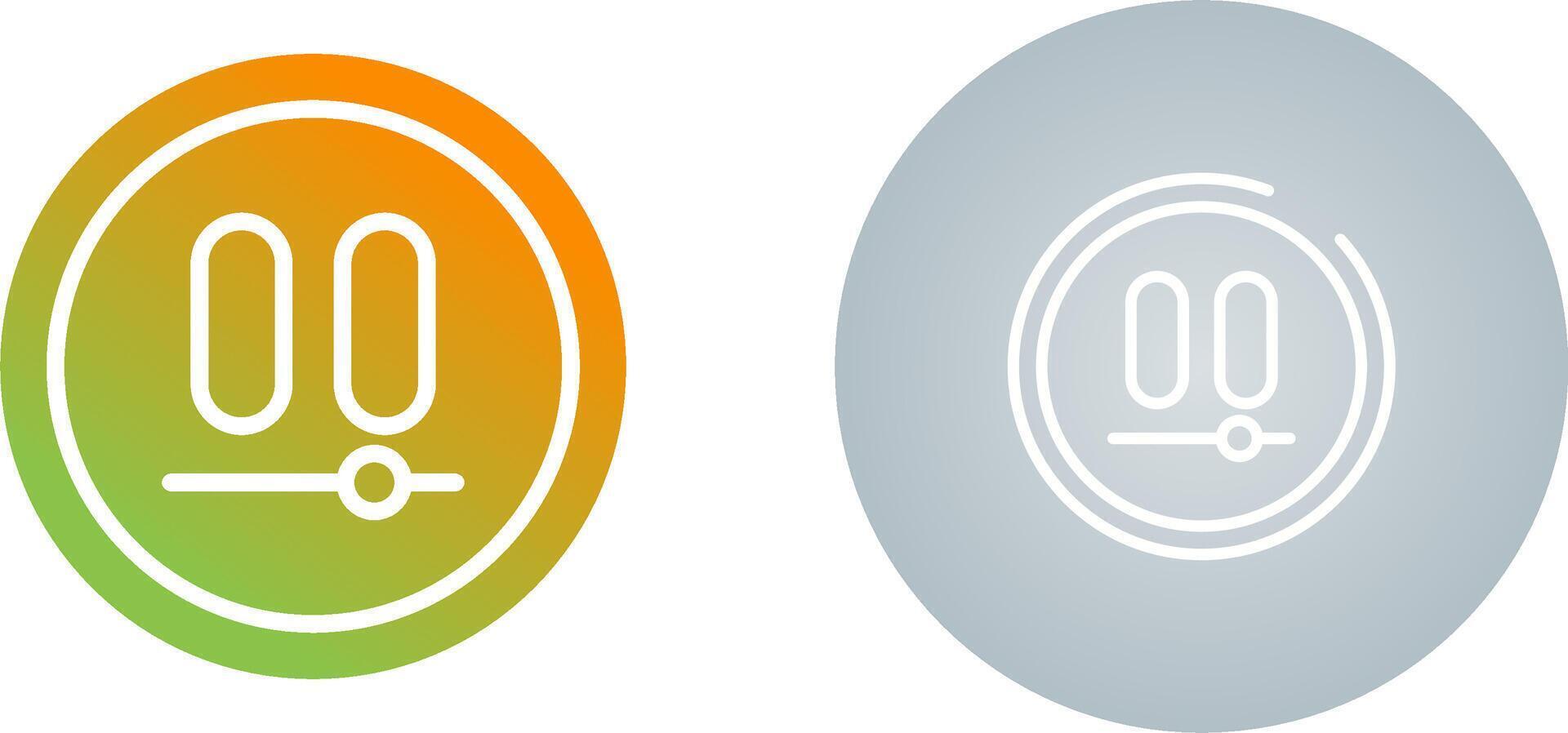 Video Pause Button Vector Icon