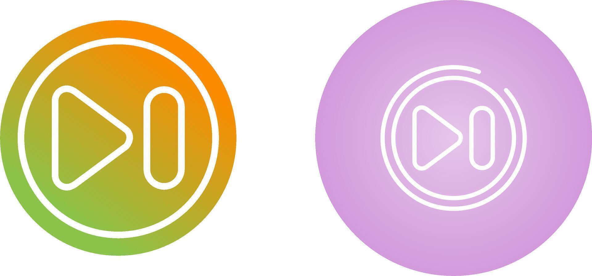 Next Track Button Vector Icon