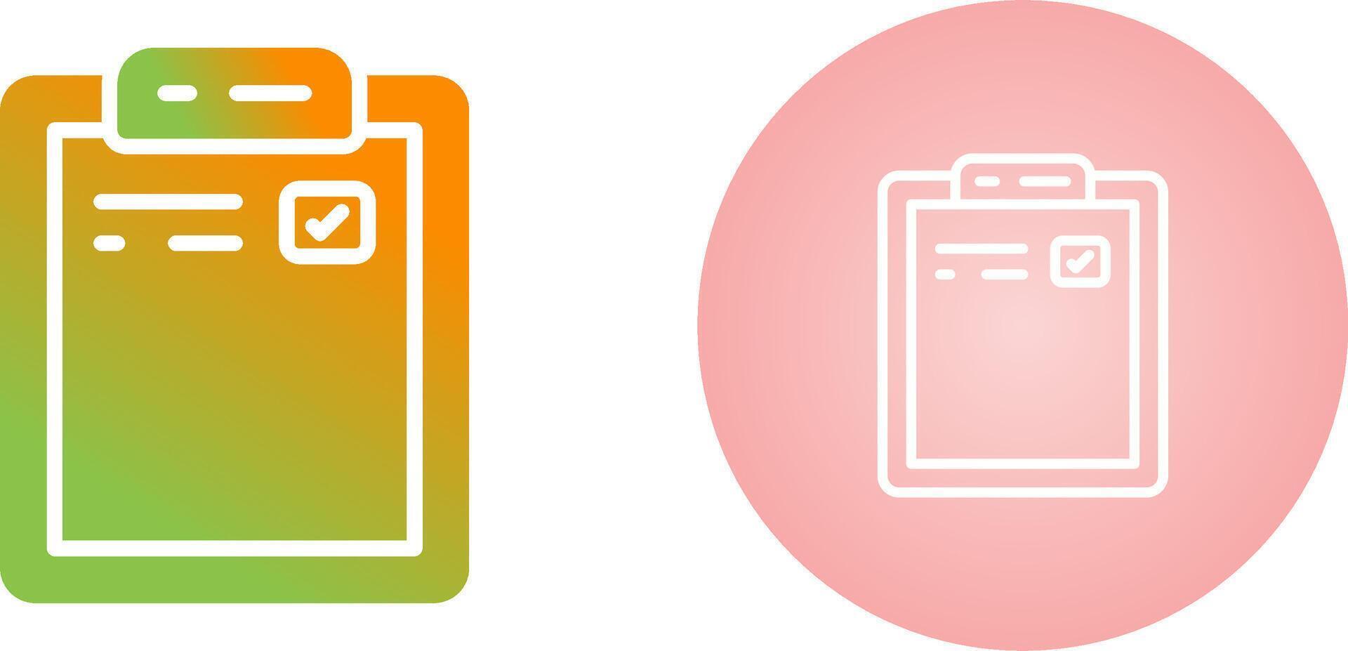 Clipboard Vector Icon