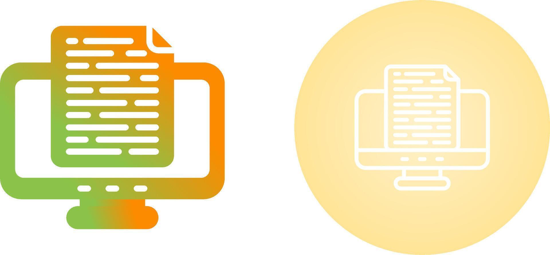 Document Vector Icon