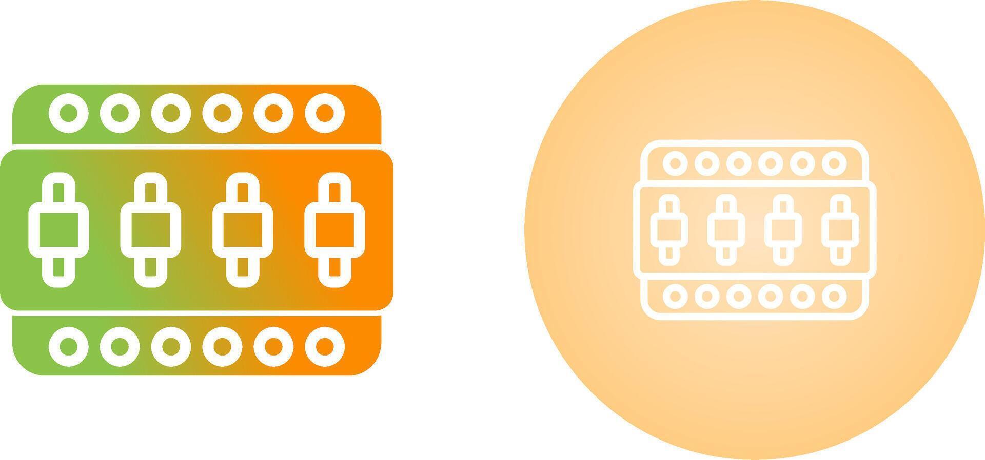 icono de vector de interruptor de transferencia