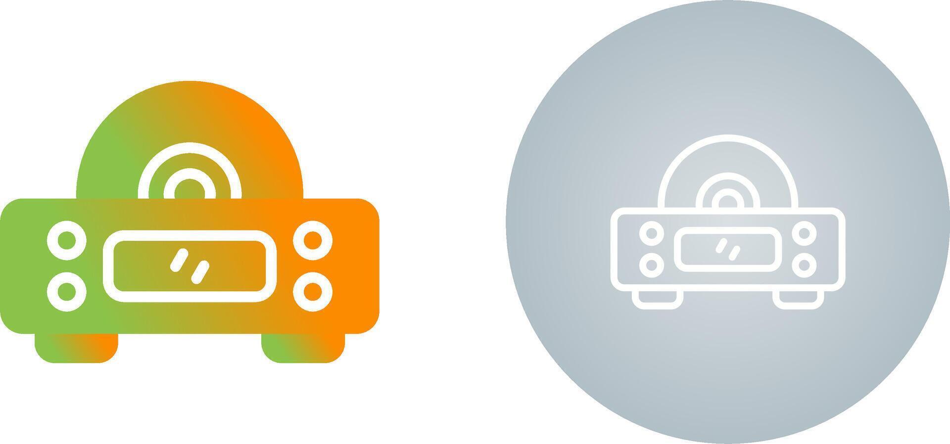 Cd Player Vector Icon