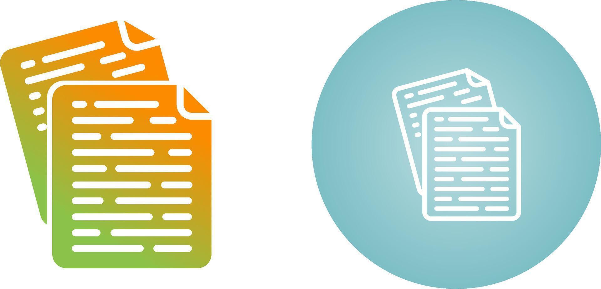 Documents Vector Icon