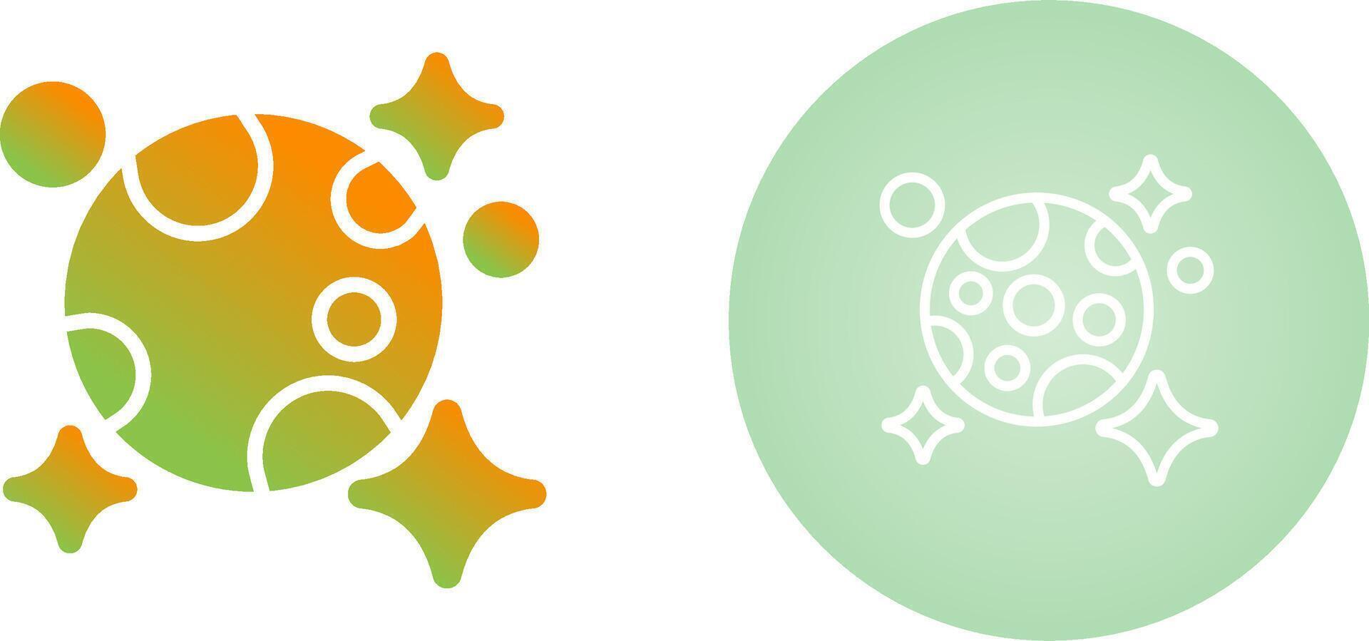 Moon And Stars Vector Icon
