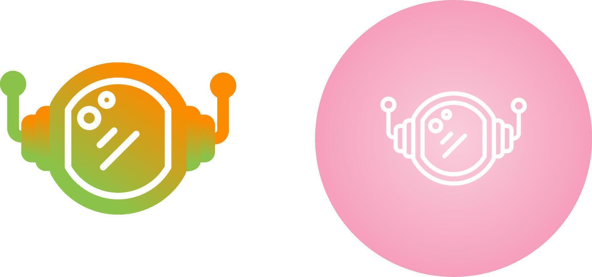 Astronaut Helmet Vector Icon