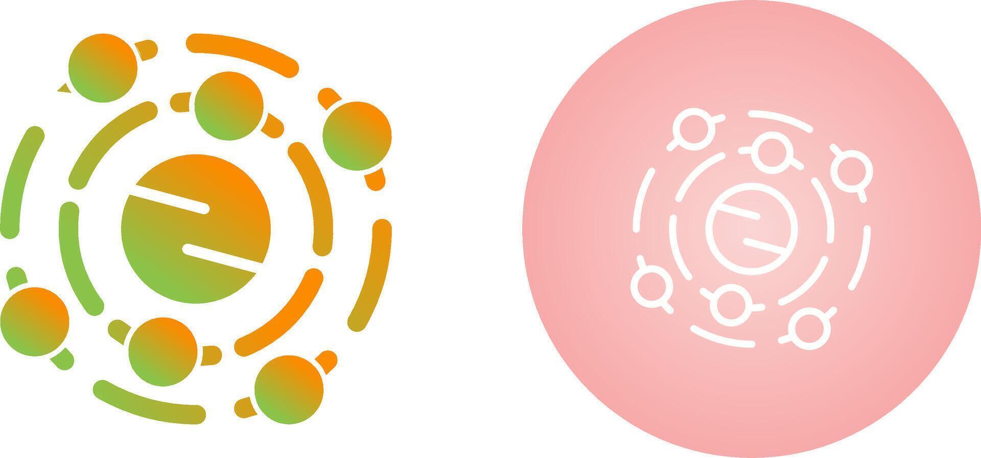 Solar System Vector Icon