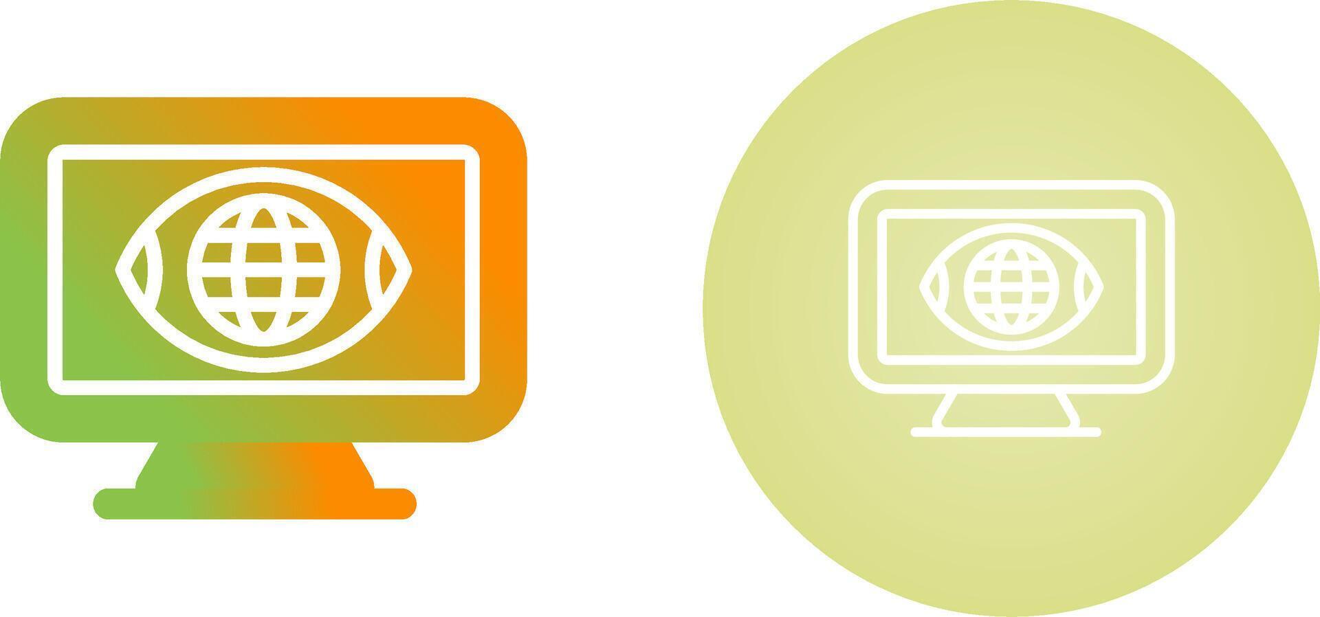 Computer Vector Icon