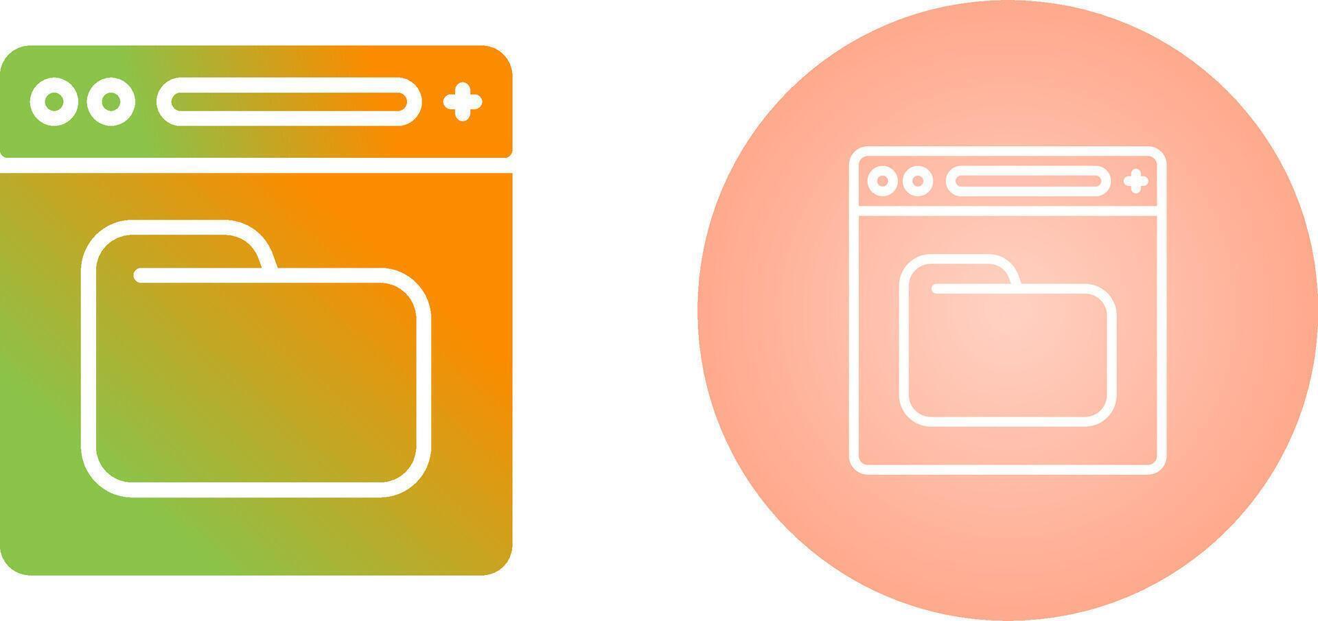 Browser Vector Icon