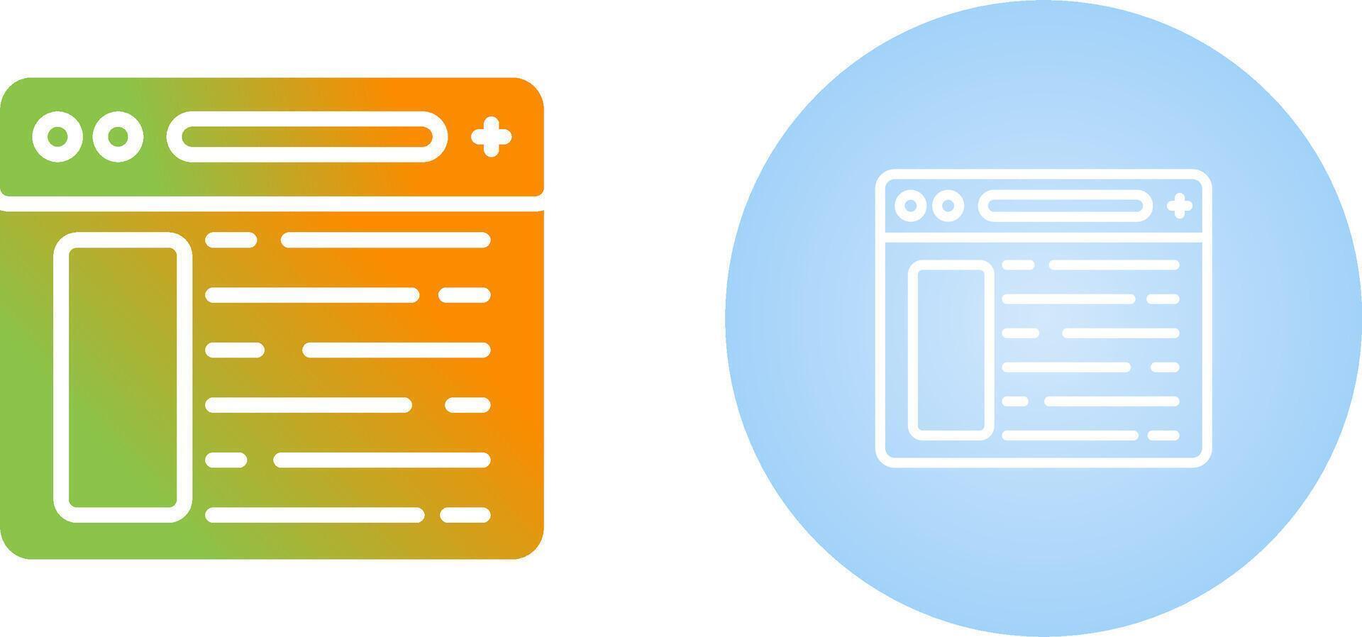 Browser Vector Icon