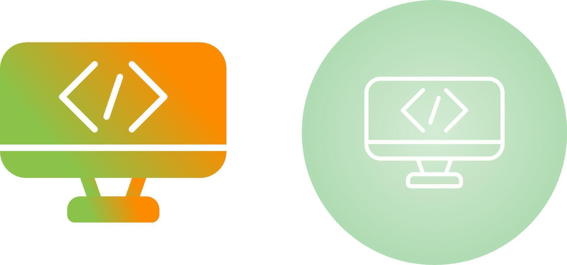 Coding Vector Icon