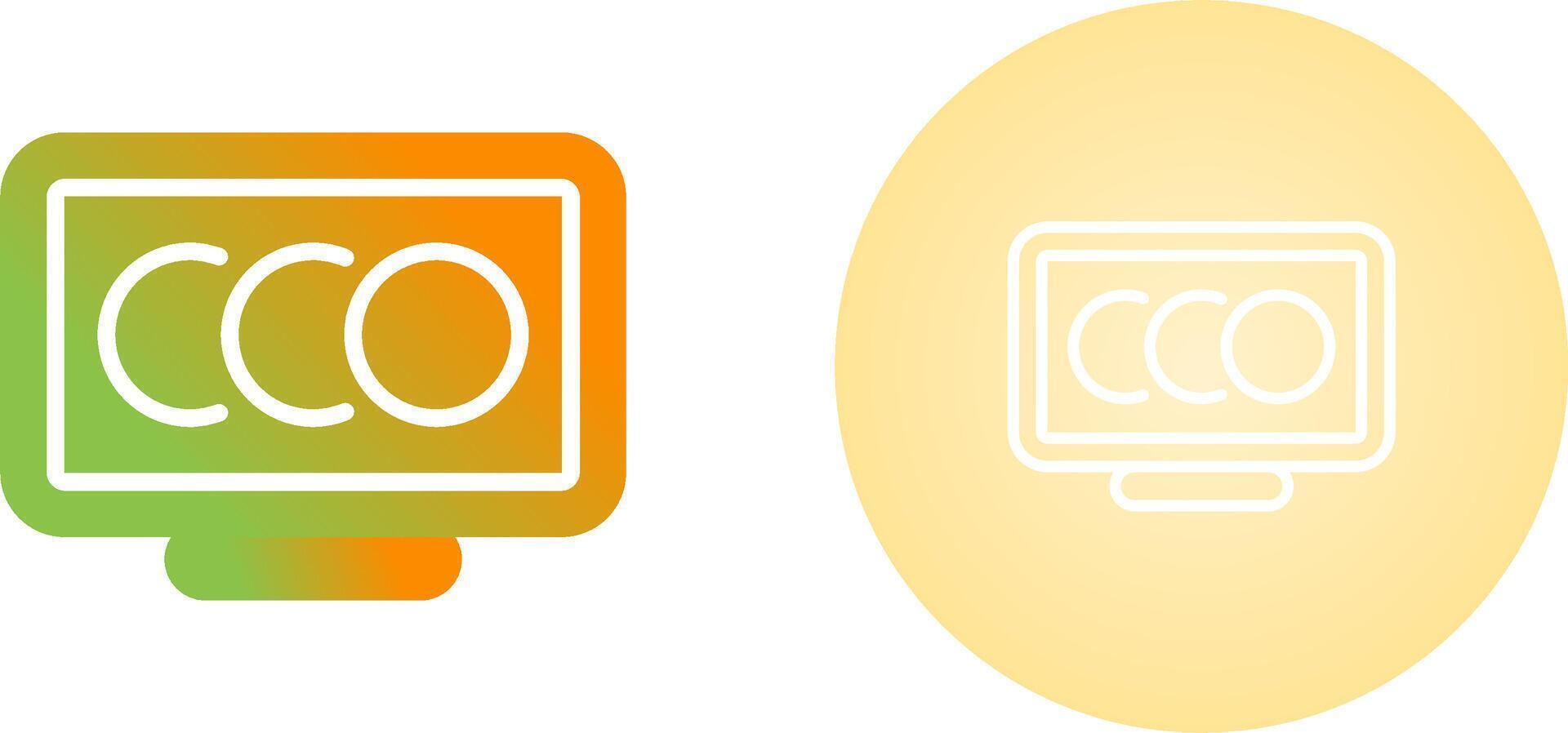 Desktop Computer Vector Icon