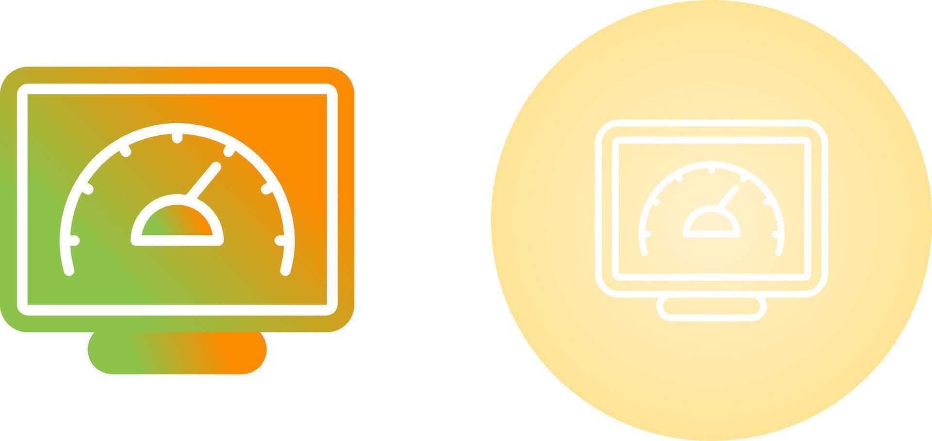 Desktop Computer Vector Icon