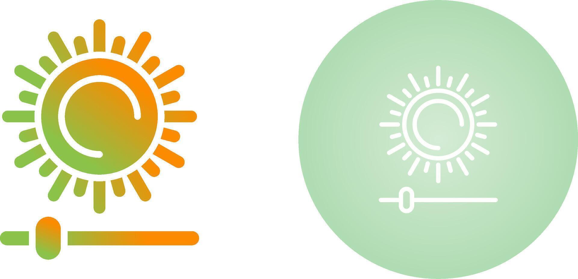 Brightness And Contrast Vector Icon