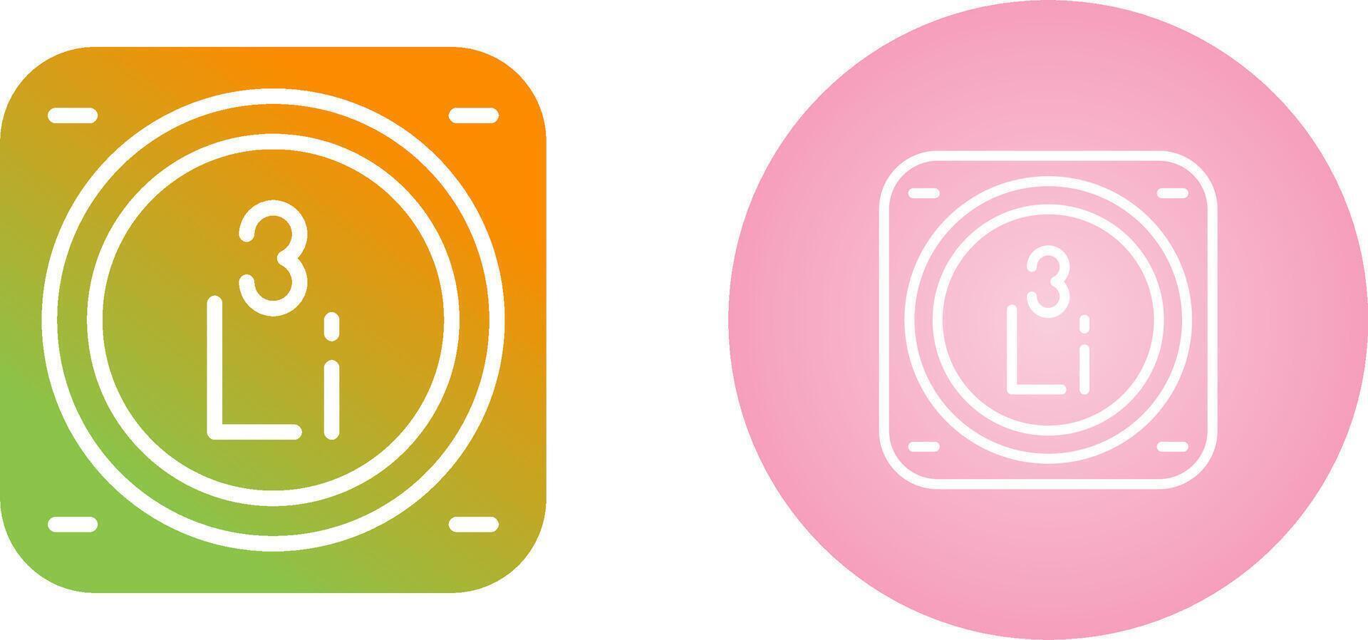 Unique Two Icons Set vector