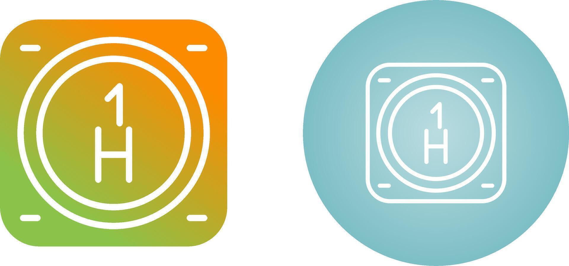 Unique Two Icons Set vector