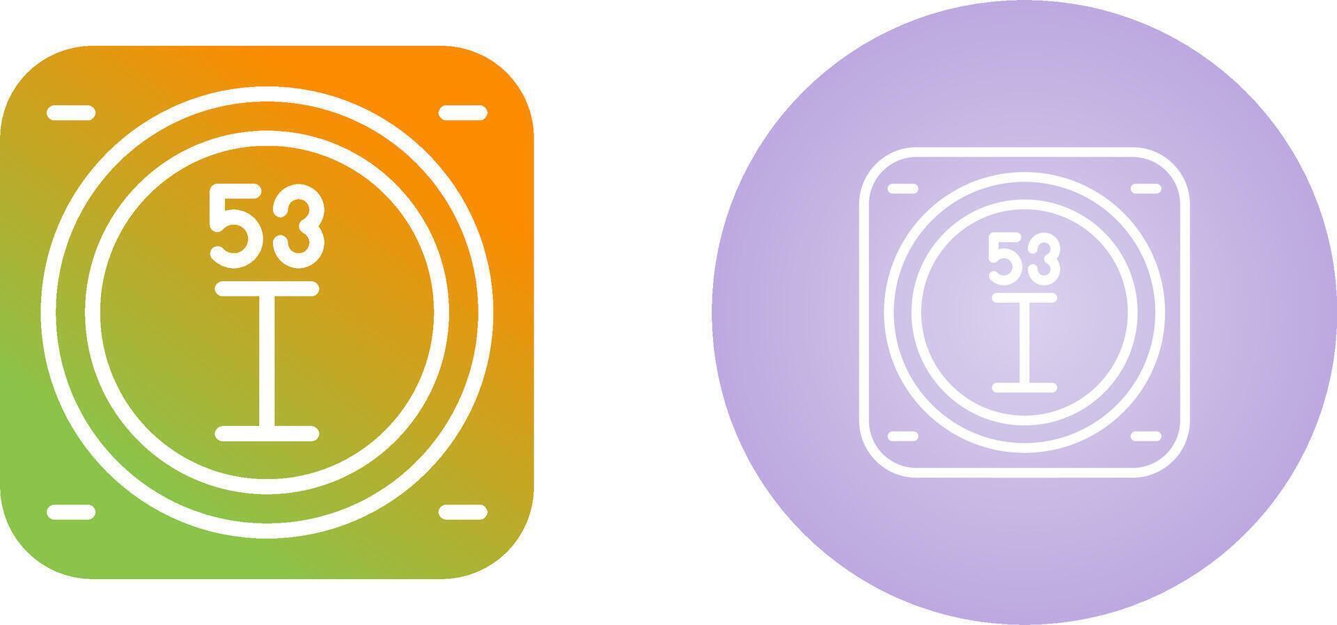 Unique Two Icons Set vector