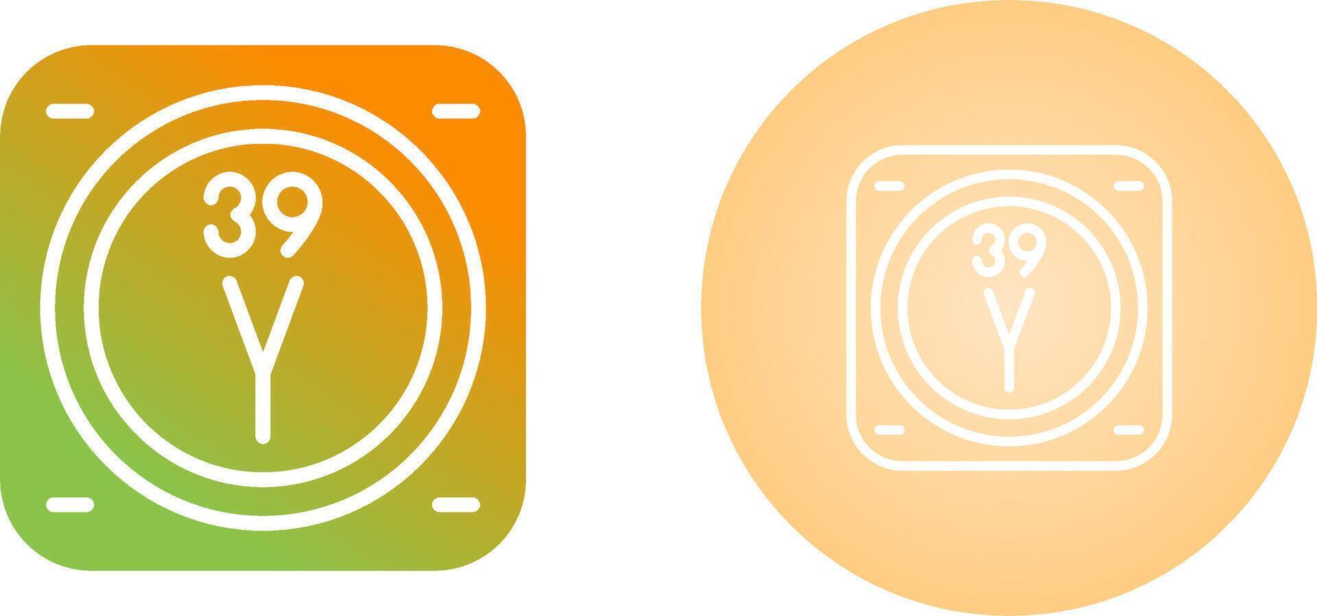 Unique Two Icons Set vector