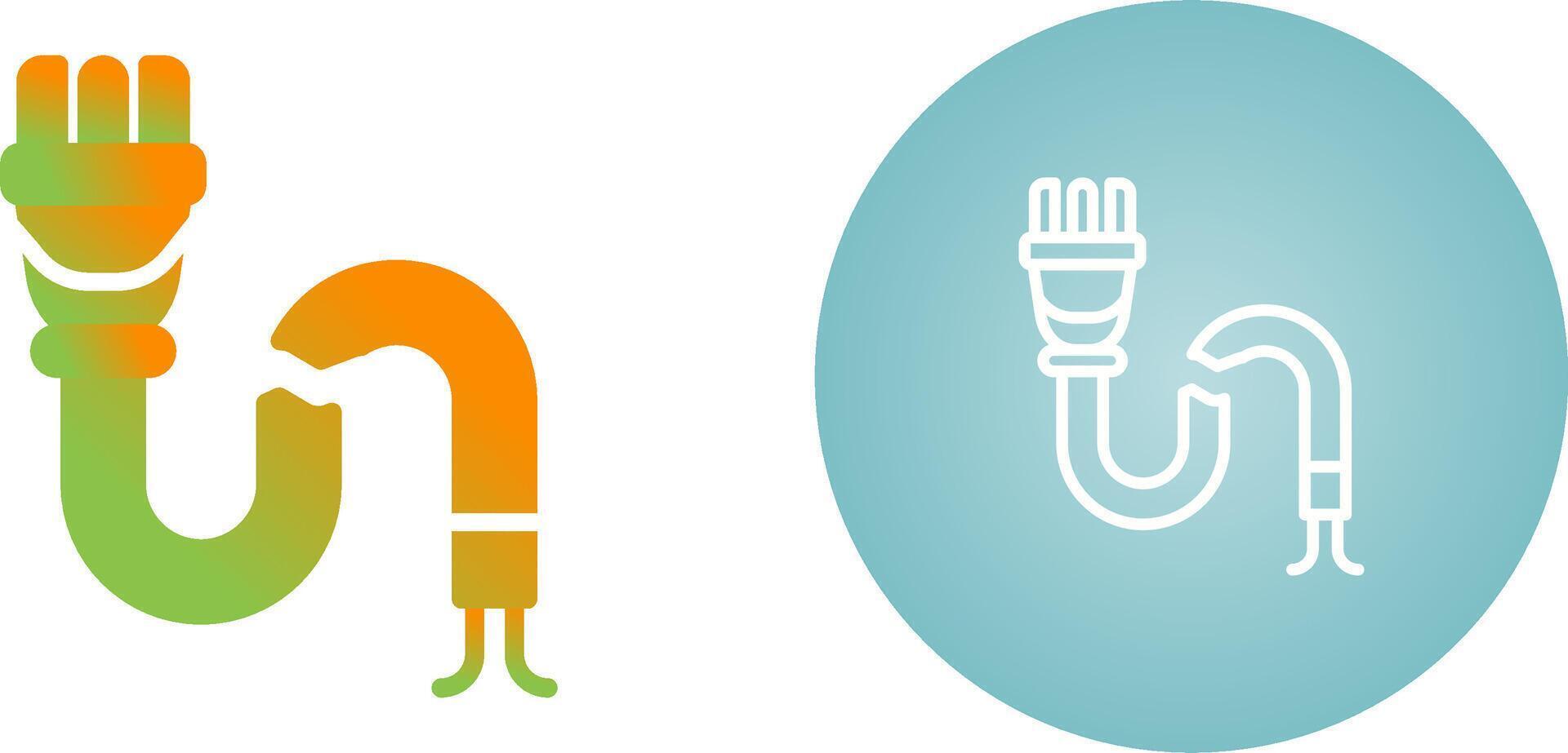 Brocken Cable Vector Icon