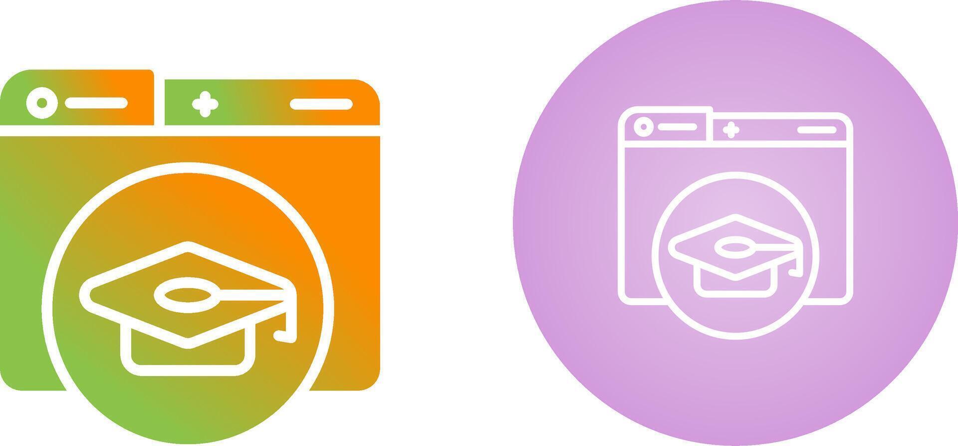 Online Education Vector Icon