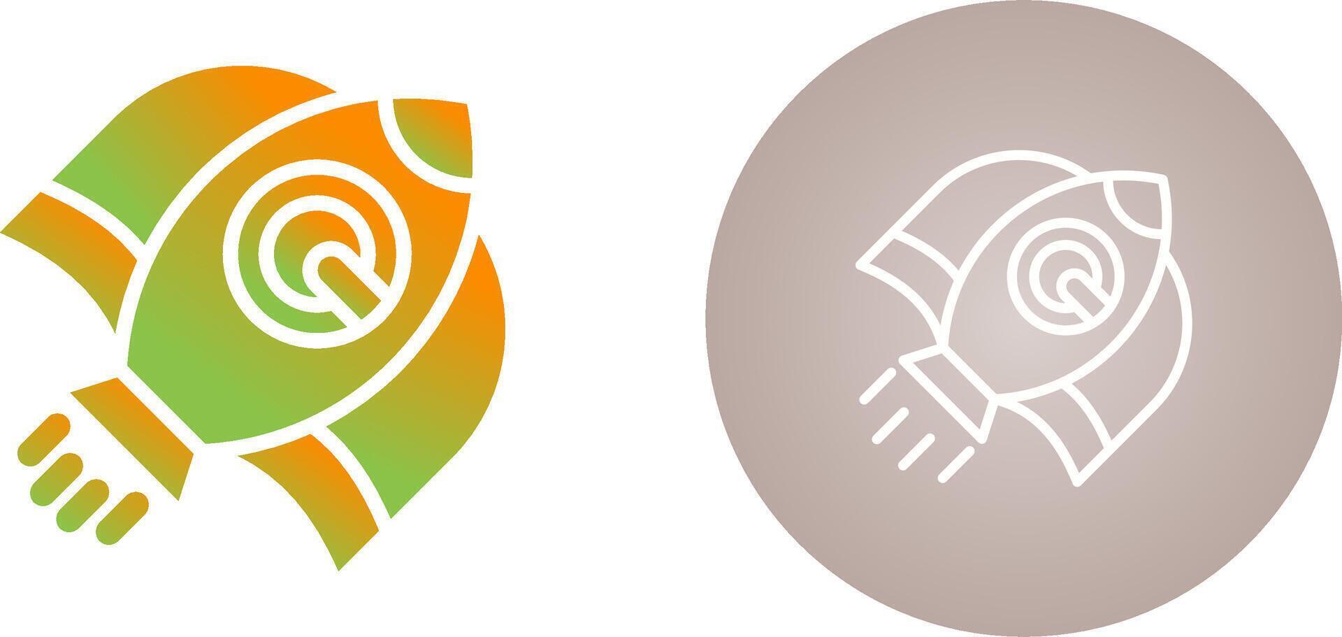 Rocket Ship Vector Icon