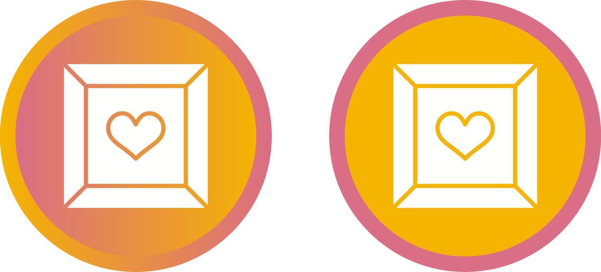 Romantic Jewelry Box Vector Icon