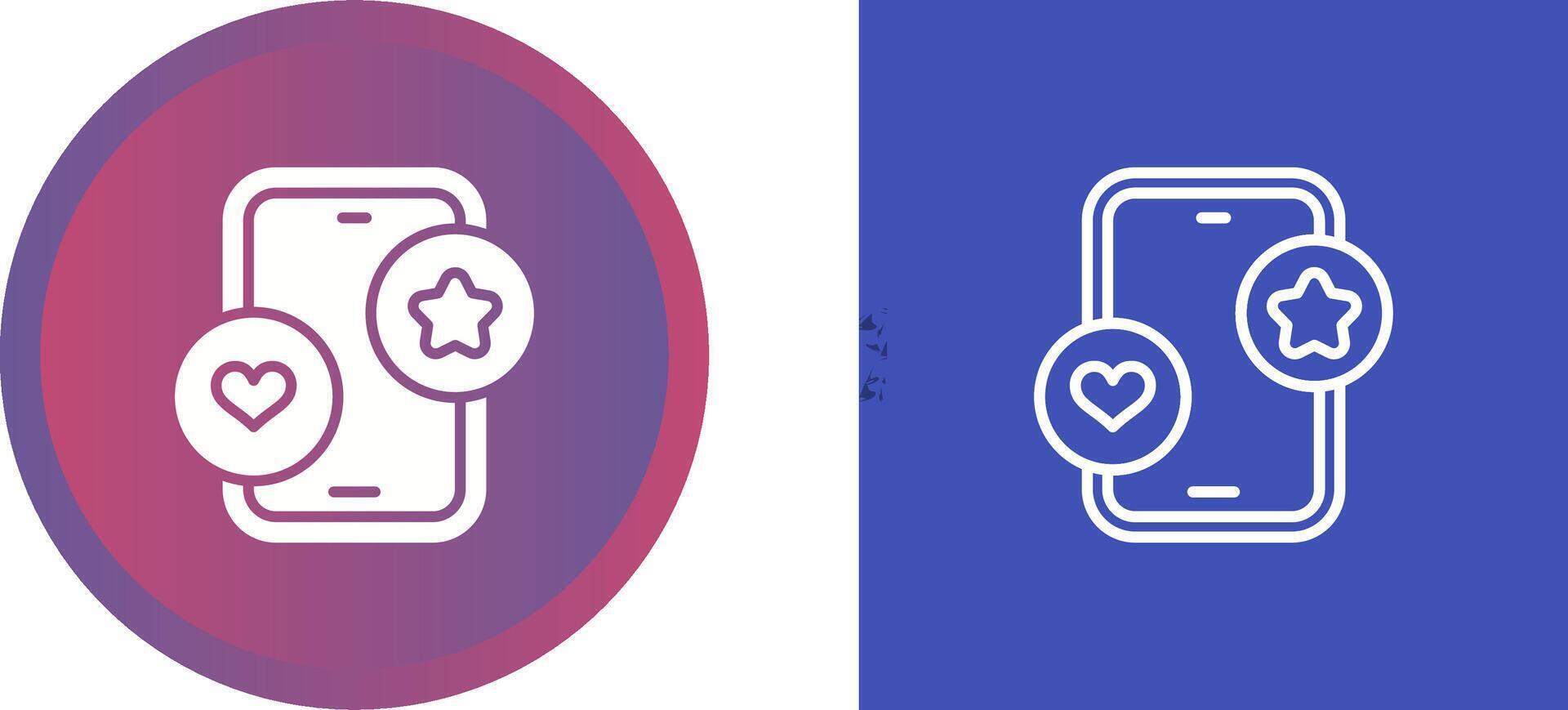 Unique Two Icons Set vector