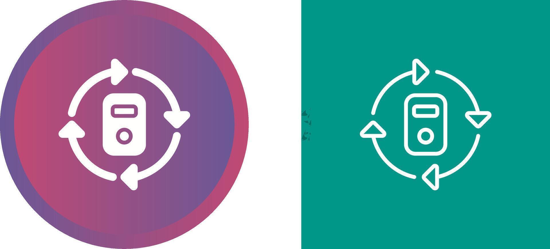 Data Center Cooling Vector Icon