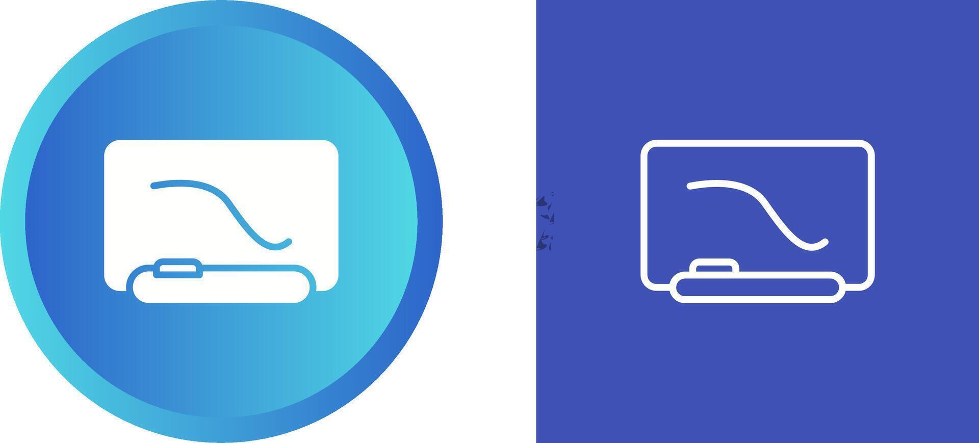 Interactive Whiteboard Vector Icon