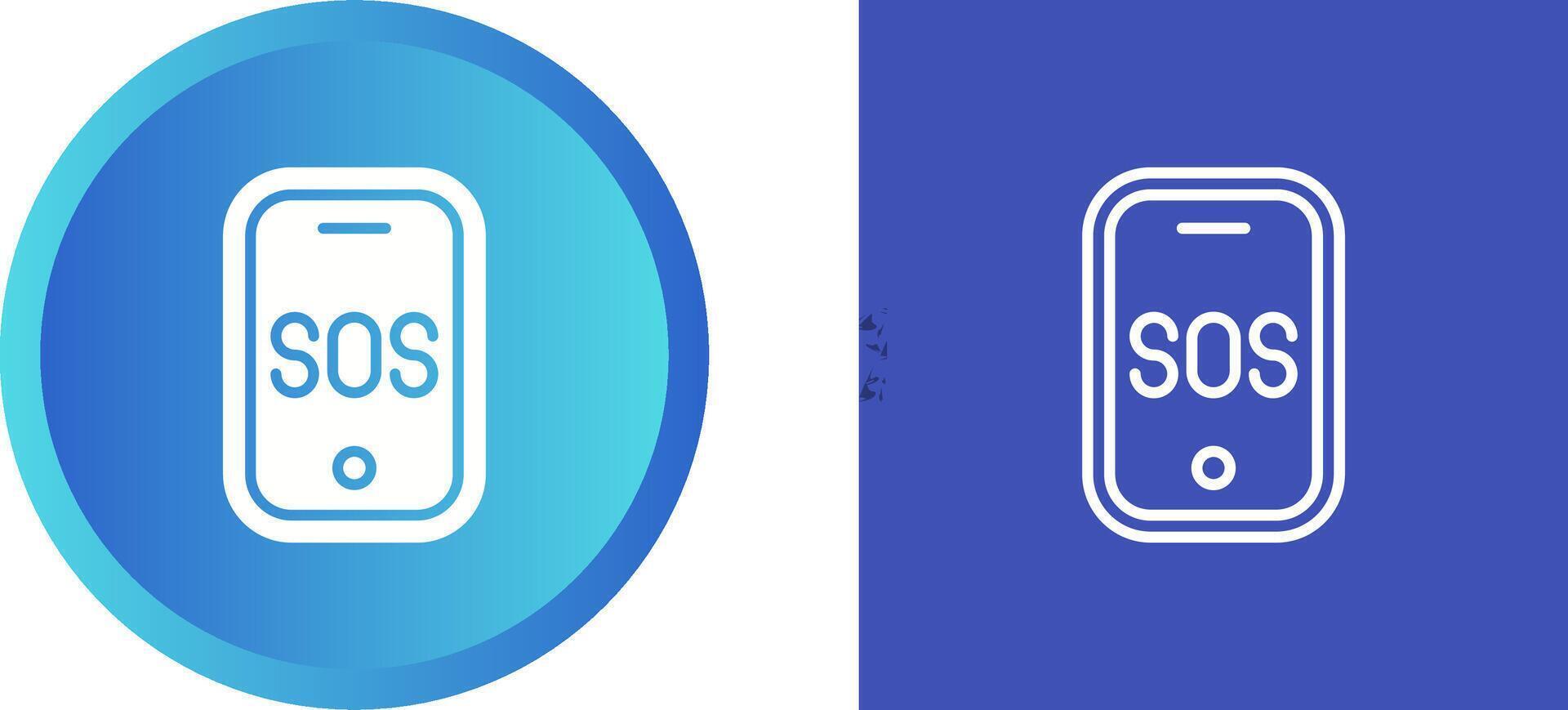 Emergency phone Vector Icon