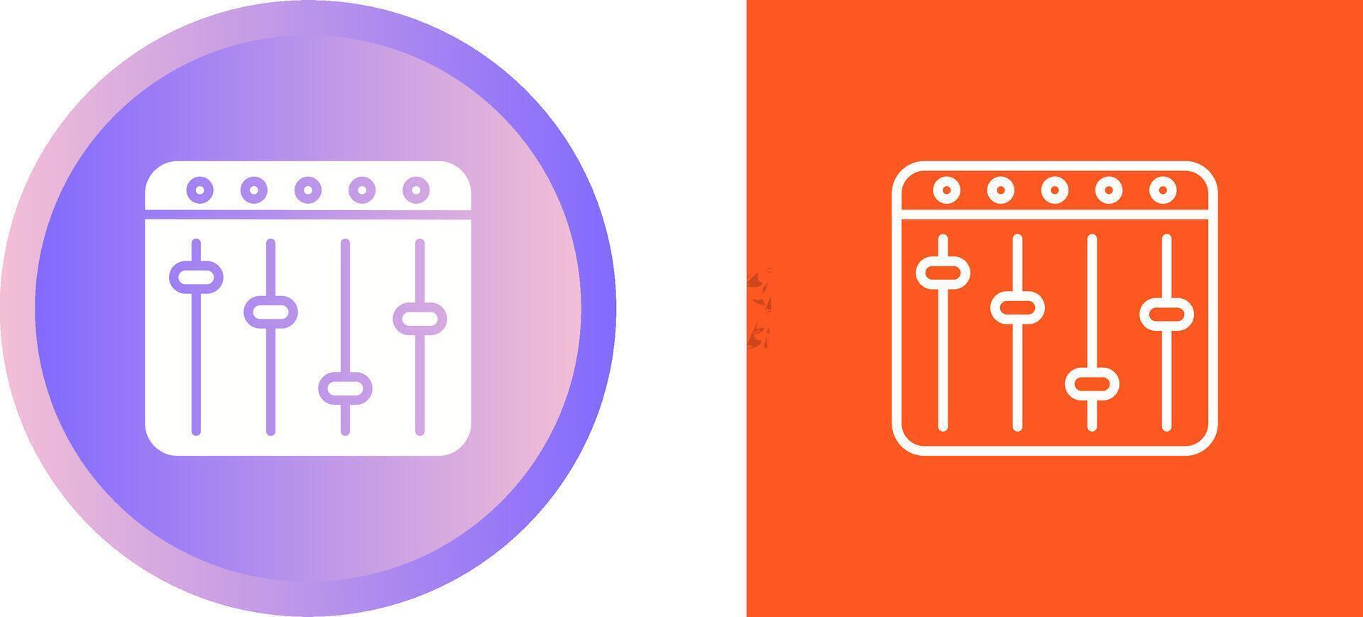 Mixer Vector Icon