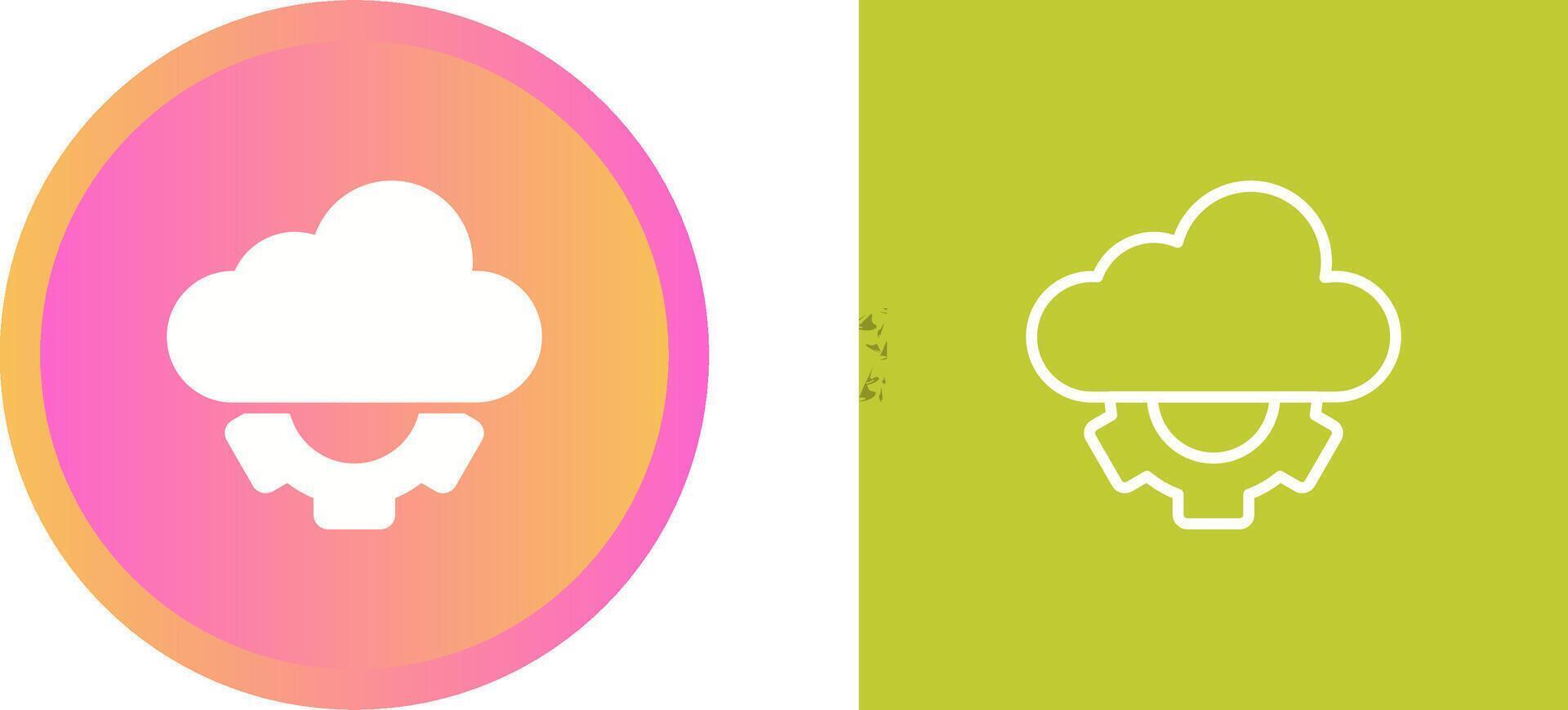 Cloud API Vector Icon
