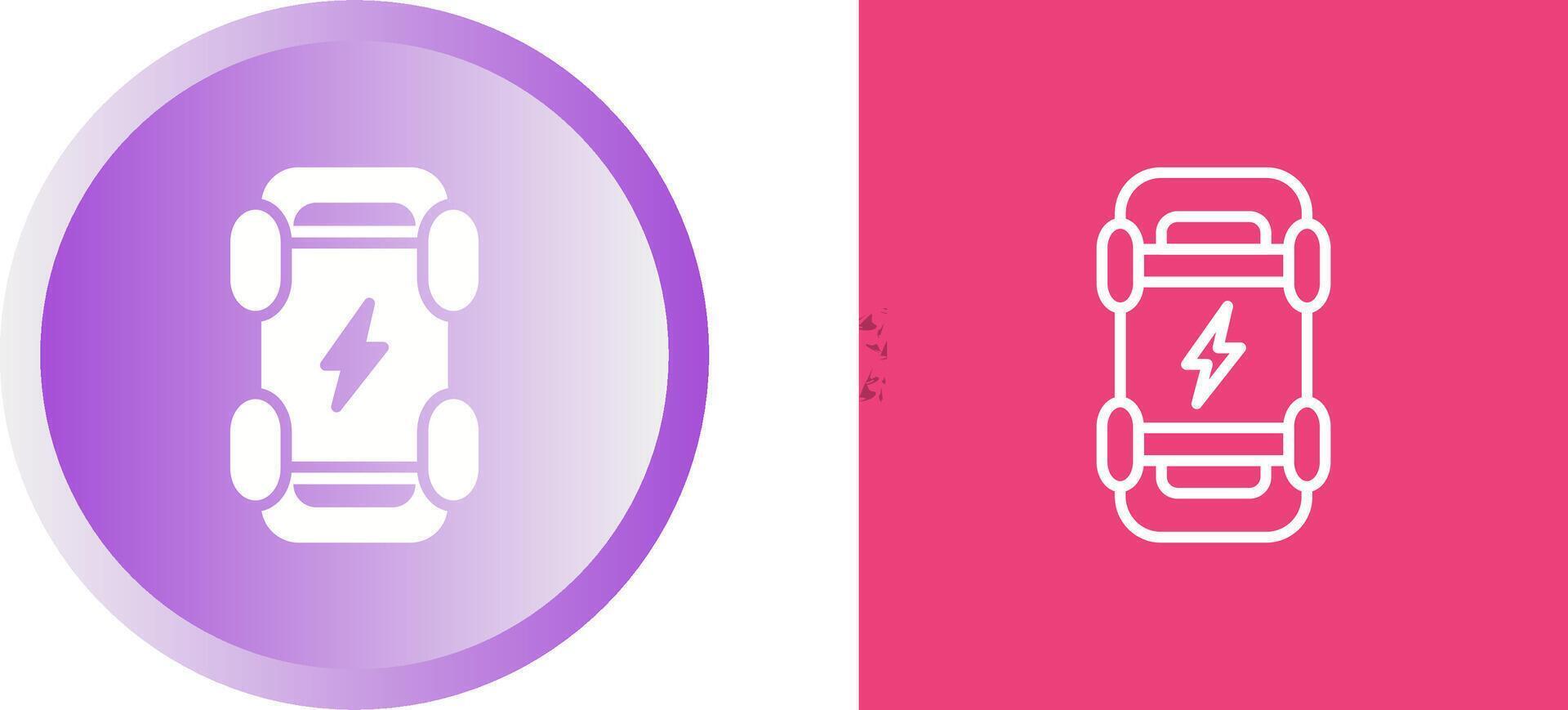 Electric Skateboard Vector Icon
