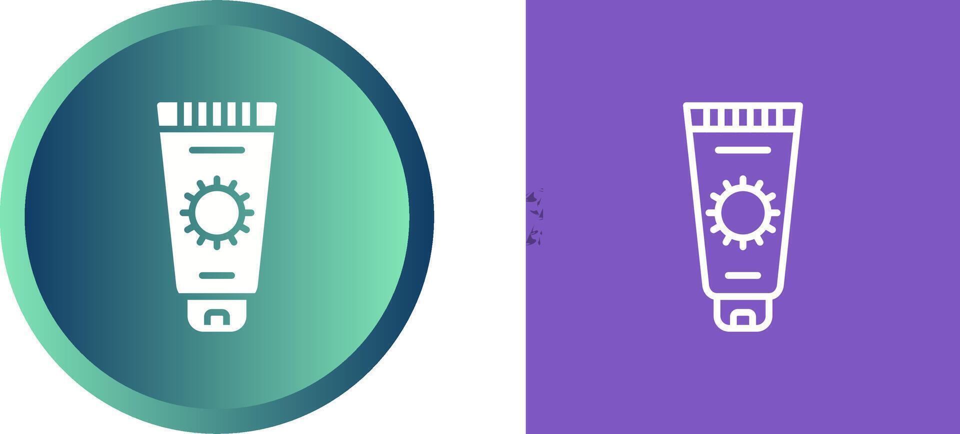 Sunscreen Vector Icon