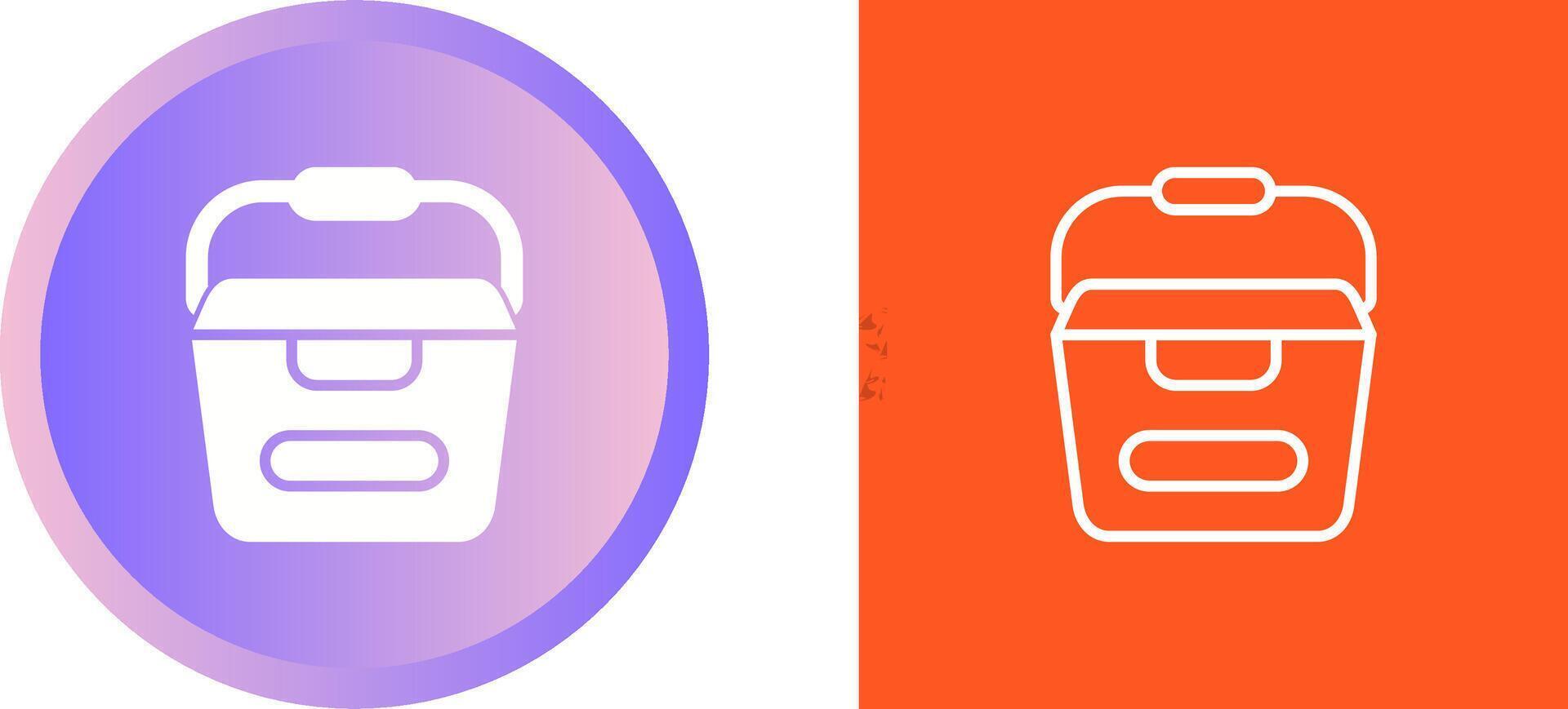 Portable water container Vector Icon