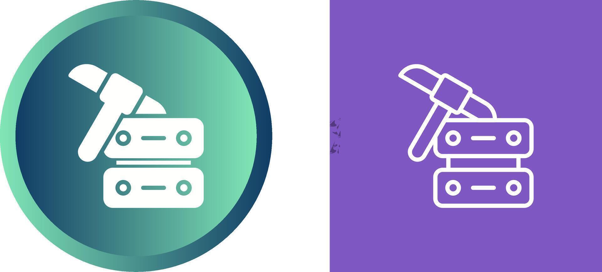 Data Mining Vector Icon