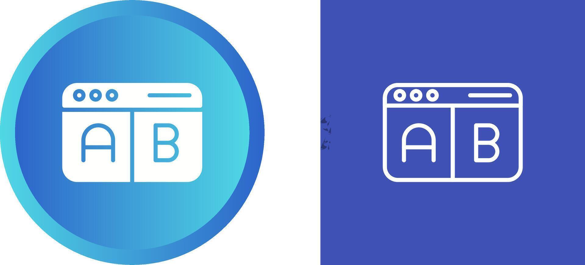 Multivariate Testing Vector Icon