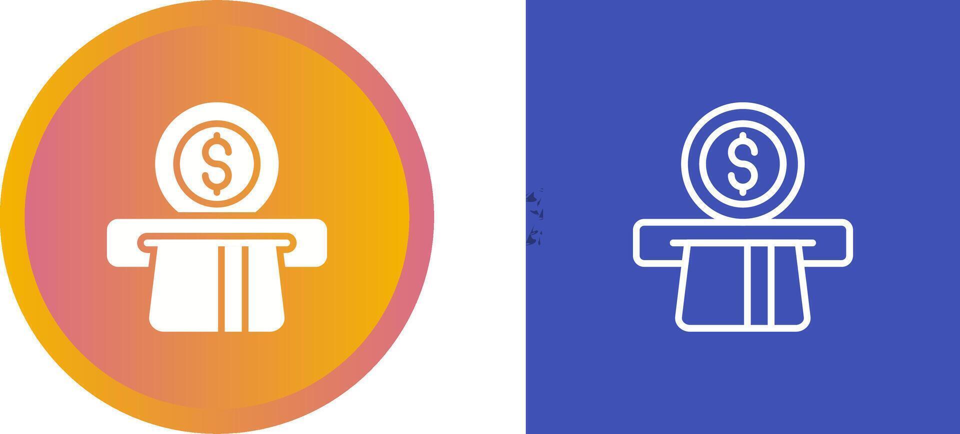Automated Teller Machine Vector Icon