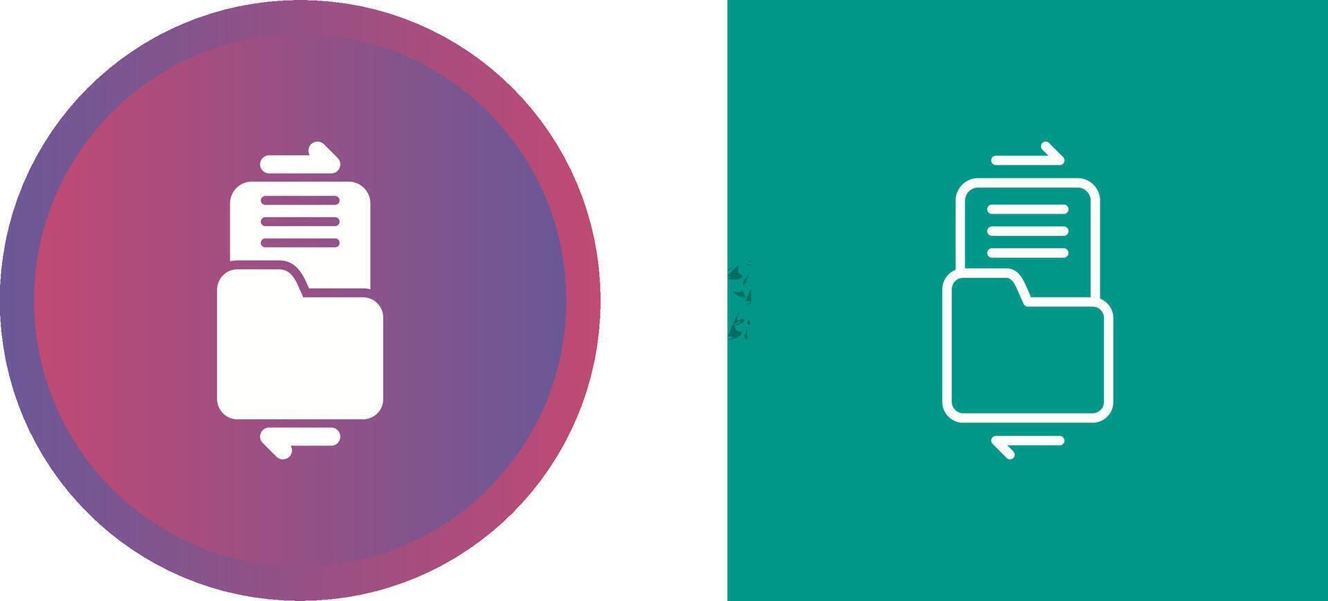 File Sharing Vector Icon